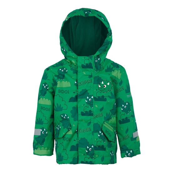 Kids' Animal Rainy Day Jacket Stompy the Dinosaur Jelly Bean