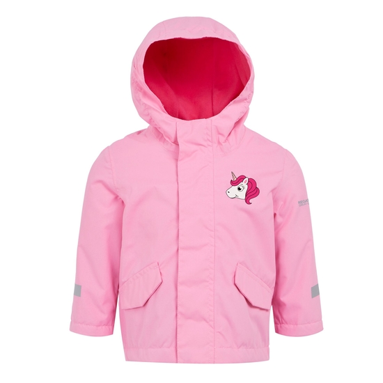 Kids' Animal Rainy Day Jacket Luna the Unicorn Sweet Pink