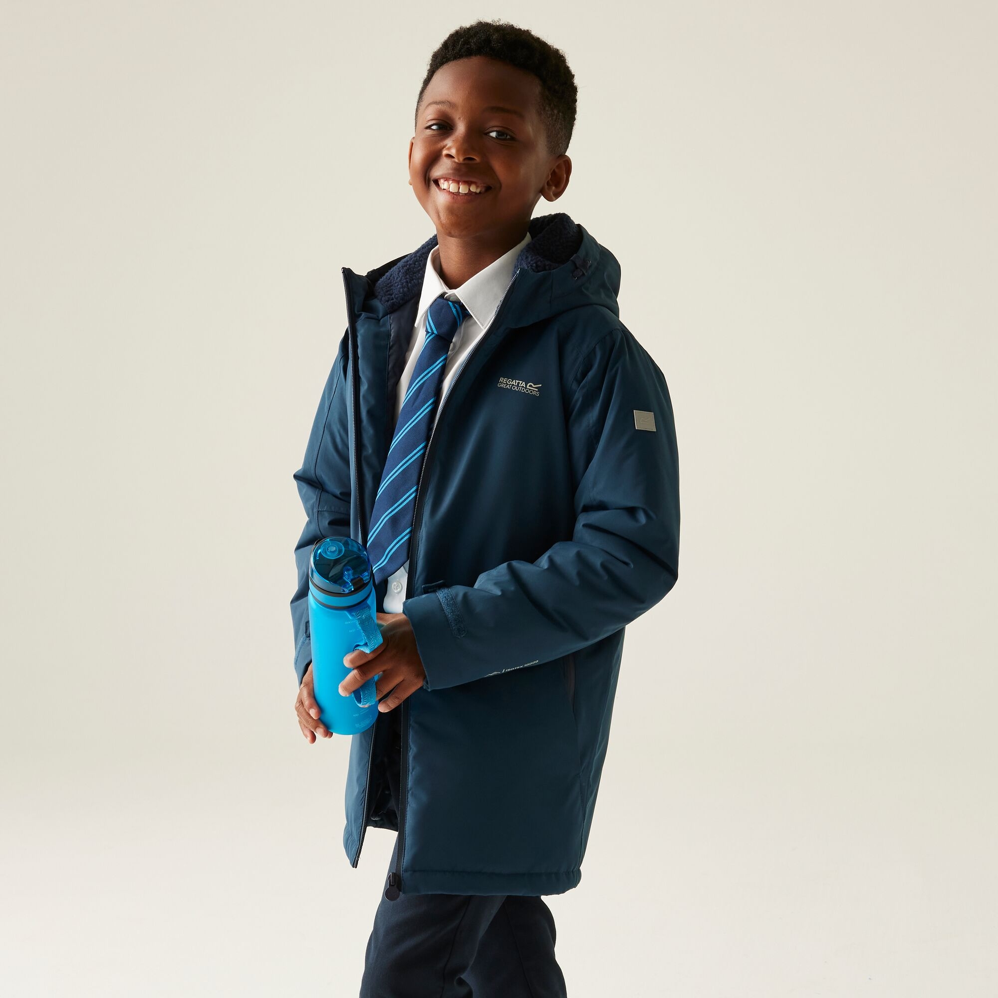 Regatta Kurtka dziecięca przejściowa ocieplana Farbank II Niebieski