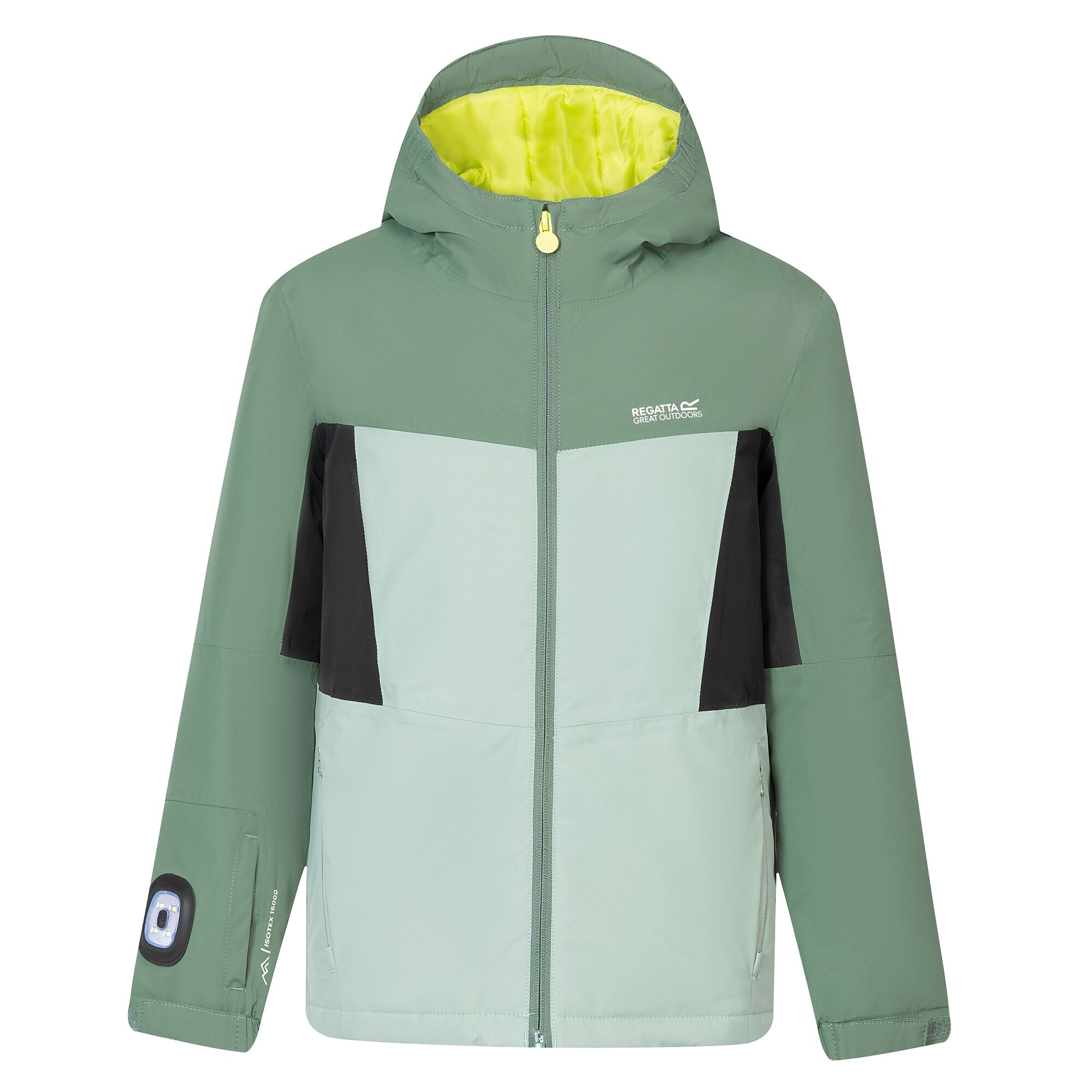 Regatta Kids’ Beamz Insulated Jacket Size: 6-7 Years Unisex Kids Green
