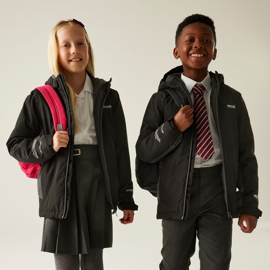 Kids' Hurdle Waterproof Insulated Jacket Black
