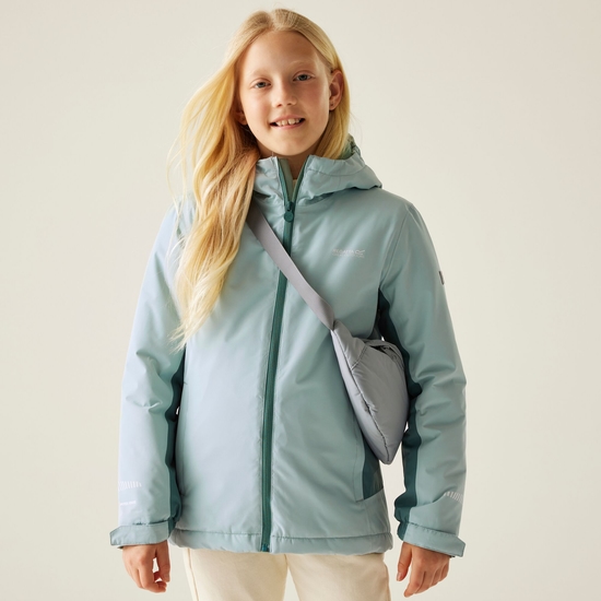 Kids' Hurdle Waterproof Insulated Jacket Green Haze 