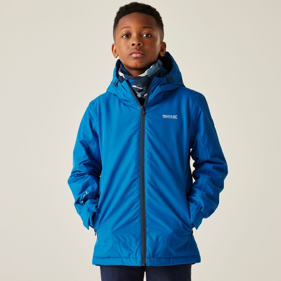 Kids' Junior Frelton Waterproof Jacket Navy Blue