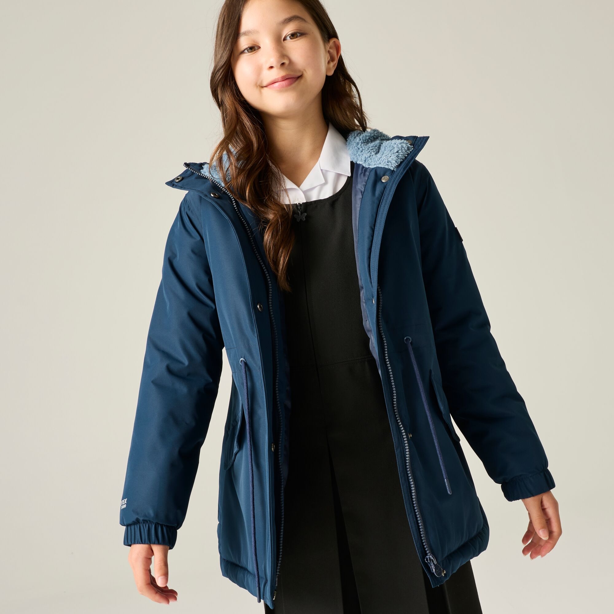 Regatta Kids’ Vallina Insulated School Jacket - Blue Size 11-12 Years