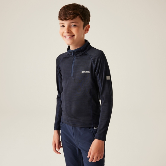 Kids' Berley Half Zip Top Navy