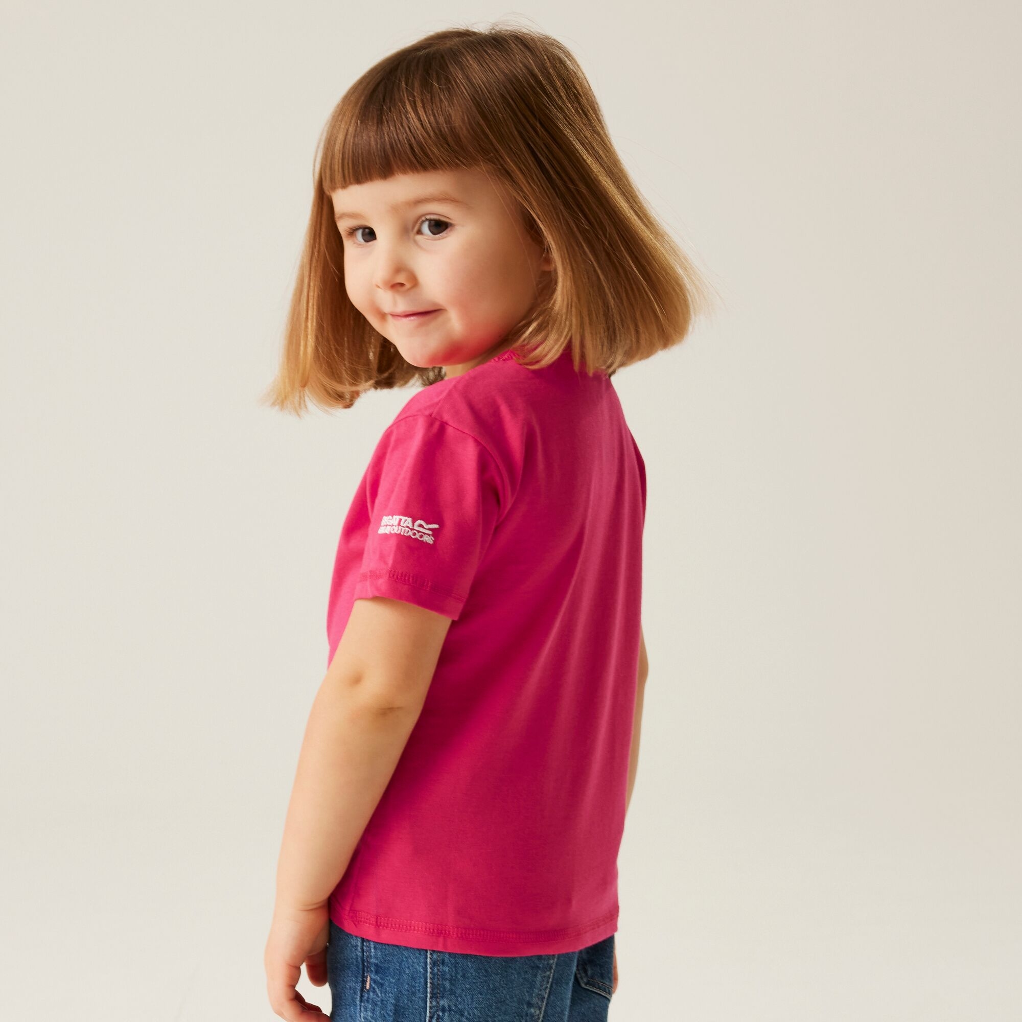 Regatta Dziecięca koszulka Peppa Różowy