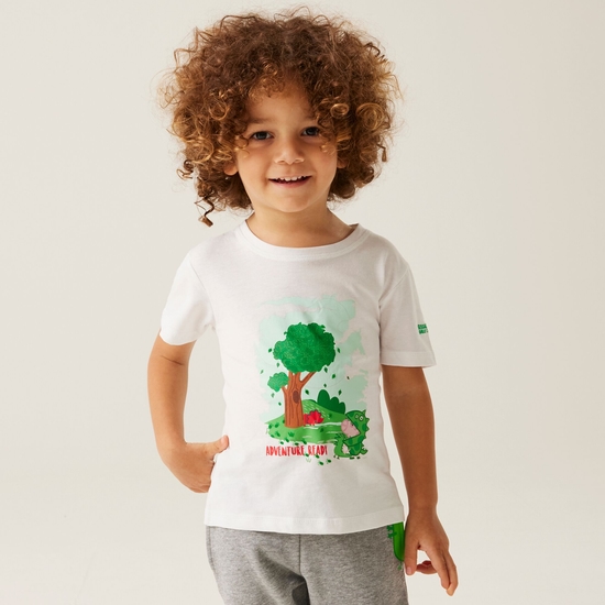 Kids' Peppa Pig Printed Short Sleeve T-Shirt White