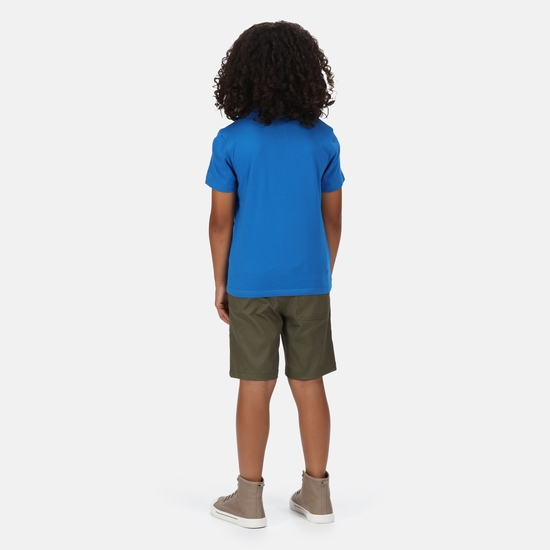 Bosley V Enfant T-shirt imprimé graphique Bleu