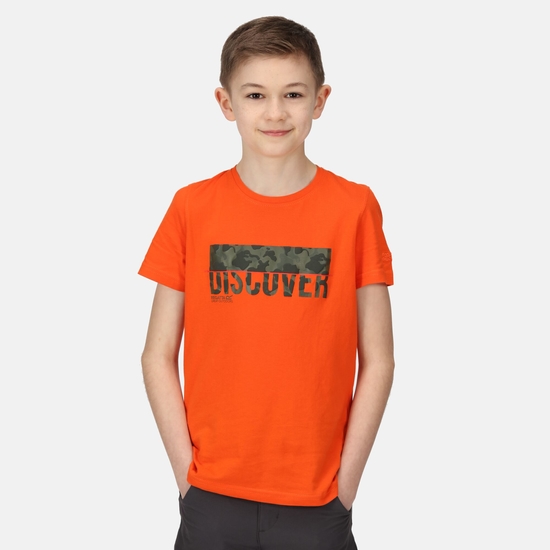 Kids' Bosley V Graphic Print T-Shirt Magma