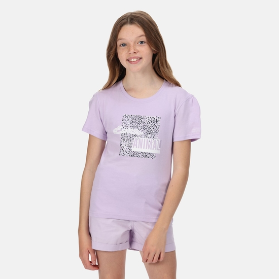 Kids' Bosley V Graphic Print T-Shirt Pastel Lilac