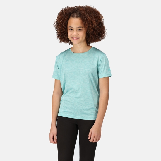 Kids' Fingal Edition Marl T-Shirt Turquoise