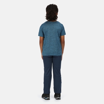 T-shirt design Junior léger et respirant FINGAL V Bleu