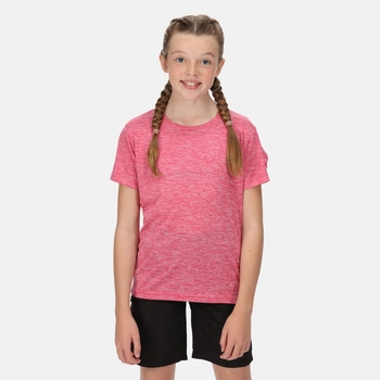 T-shirt design Junior léger et respirant FINGAL V Rose