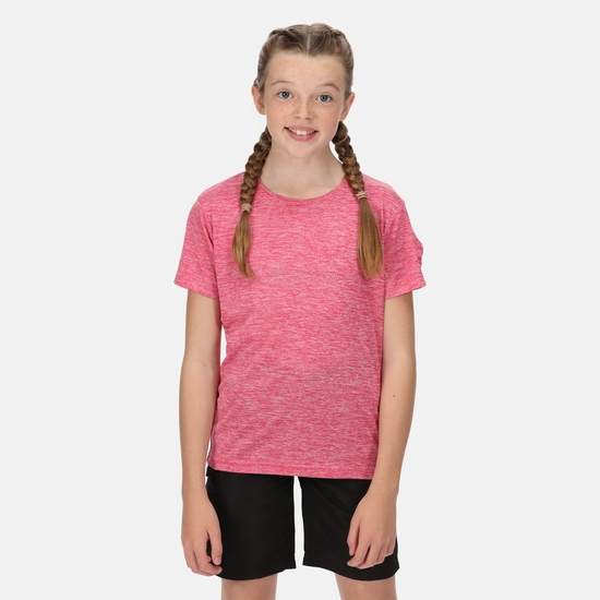 Kids' Fingal Edition Marl T-Shirt Pink Fusion