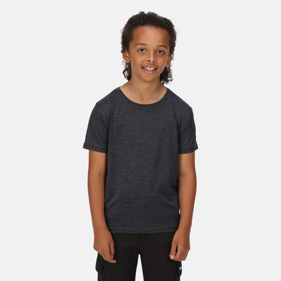 Fingal V Graphic Active T-Shirt für Kinder Schwarz