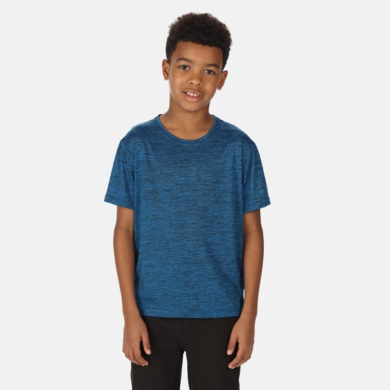 Kids' Fingal Edition Marl T-Shirt Skydiver Blue