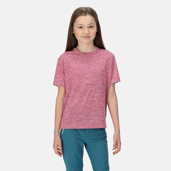 Fingal V Graphic Active T-Shirt für Kinder Pink