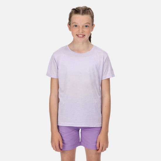 Kids' Fingal Edition Marl T-Shirt Pastel Lilac
