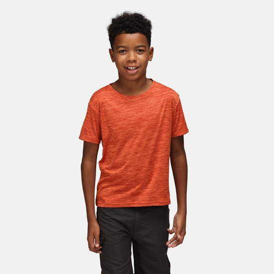 Kids' Fingal Edition Marl T-Shirt Rusty Orange Marl 