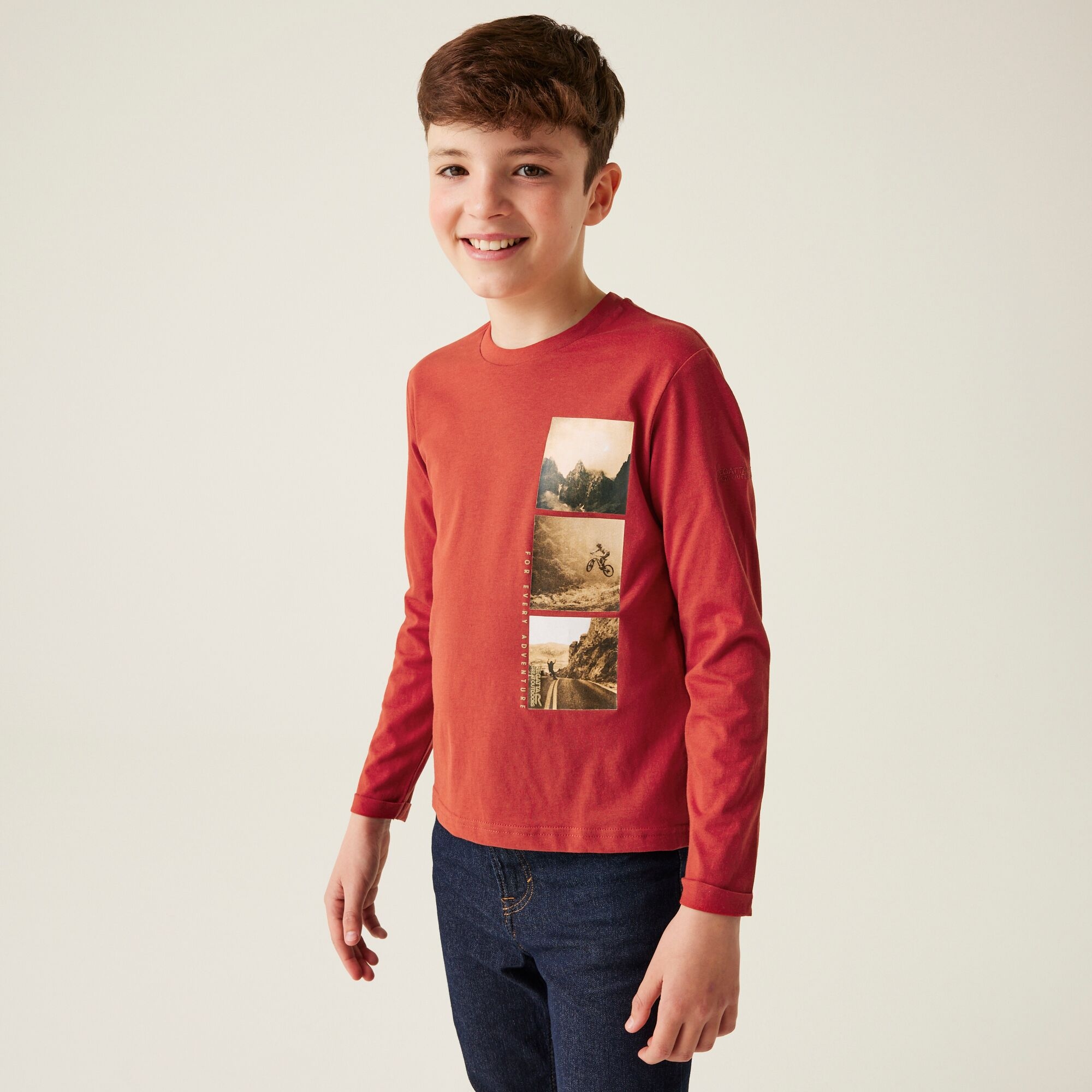 Regatta Koszulka dziecięca Wenbie III Czerwony