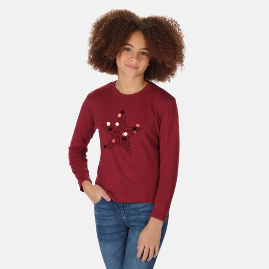 Wenbie III Grafik-T-Shirt für Kinder Rot