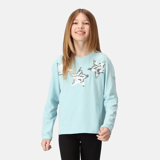 Kids' Wenbie III Graphic T-Shirt Sea Haze Stars