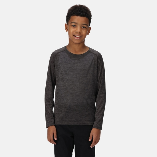Juniors' Burlow Jersey T-Shirt Dark Grey