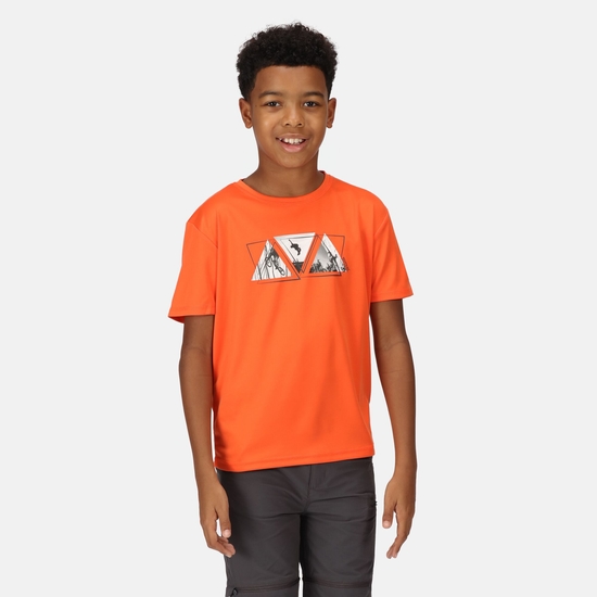 Kids' Alvarado VII Graphic T-Shirt Blaze Orange 