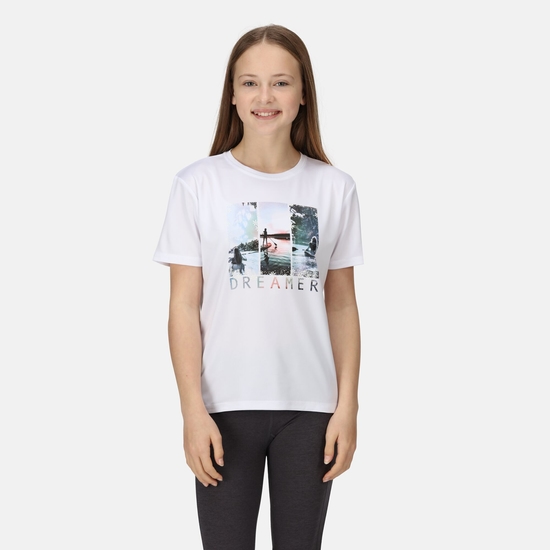 Alvarado VII Enfant T-shirt à imprimé graphique Blanc