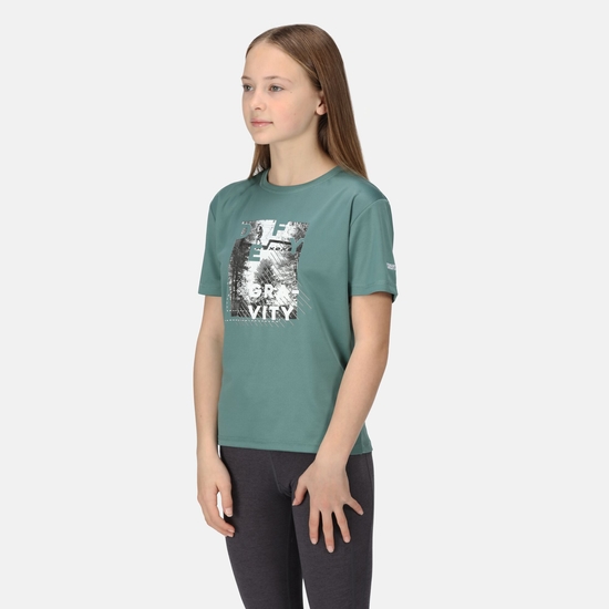 Alvarado VII T-Shirt mit Graphik-Print für Kinder Grau