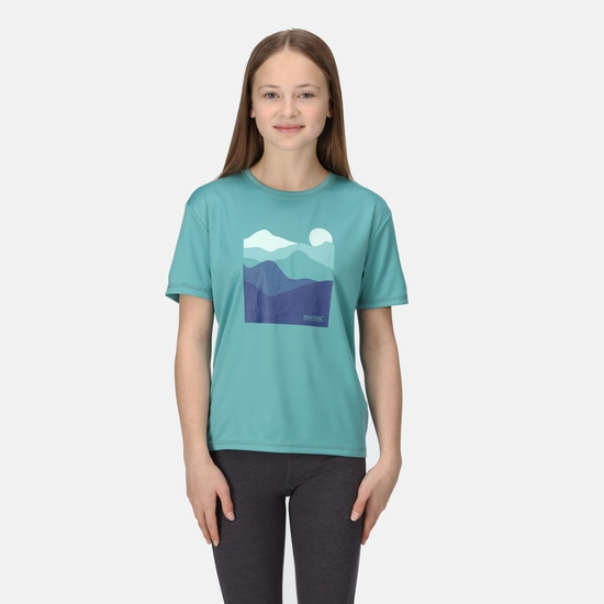 Alvarado VII Enfant T-shirt à imprimé graphique Bleu