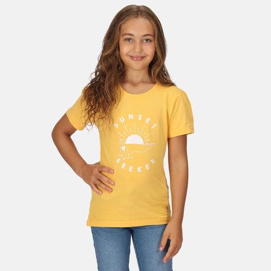 Kids' Bosley VI Graphic T-Shirt Amber Yellow 