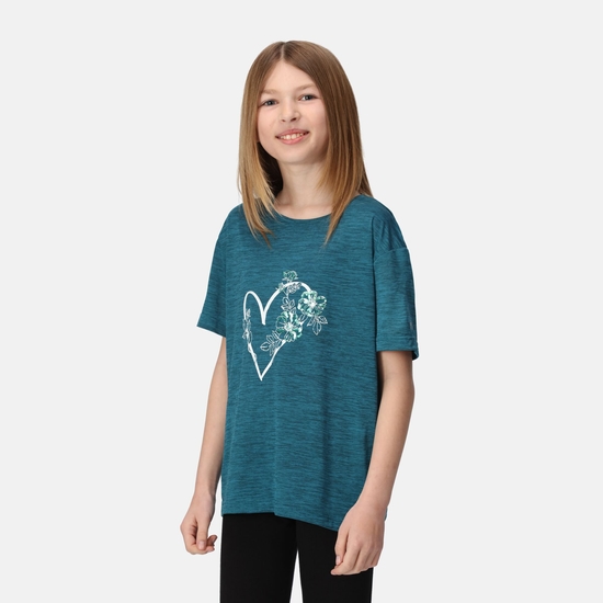 Findley Grafik-T-Shirt für Kinder Blau