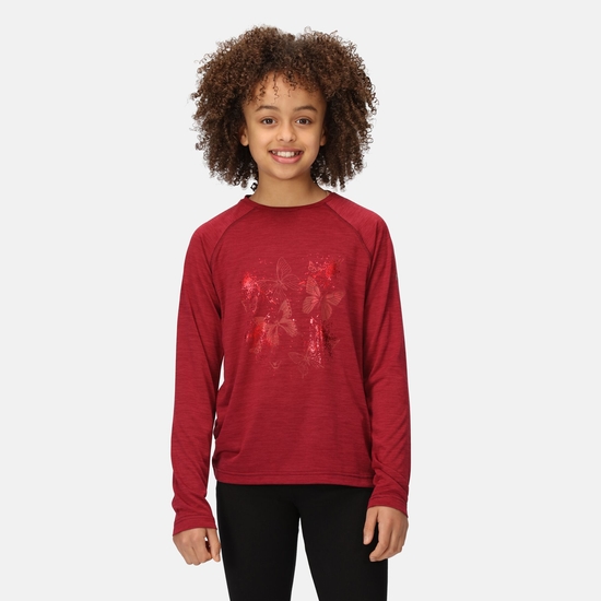Kids' Burnlee Graphic T-Shirt Rumba Red