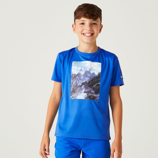 Alvarado VIII Enfant T-shirt à imprimé graphique Bleu