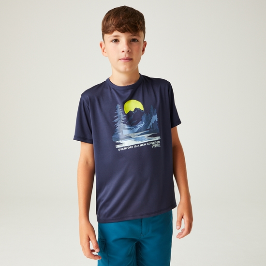 Kids' Alvardo VIII Graphic T-Shirt Navy