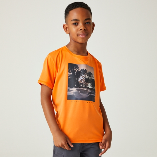 Alvarado VIII Enfant T-shirt à imprimé graphique Orange