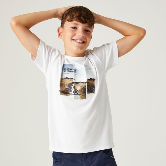 Kids' Alvardo VIII Graphic T-Shirt White