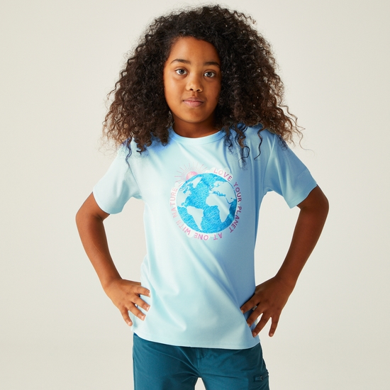 Kids' Alvardo VIII Graphic T-Shirt Bleached Aqua