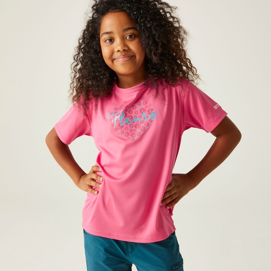 Alvarado VIII T-Shirt mit Grafikprint für Kinder Rosa