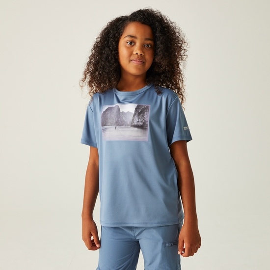 Alvarado VIII Enfant T-shirt à imprimé graphique Bleu