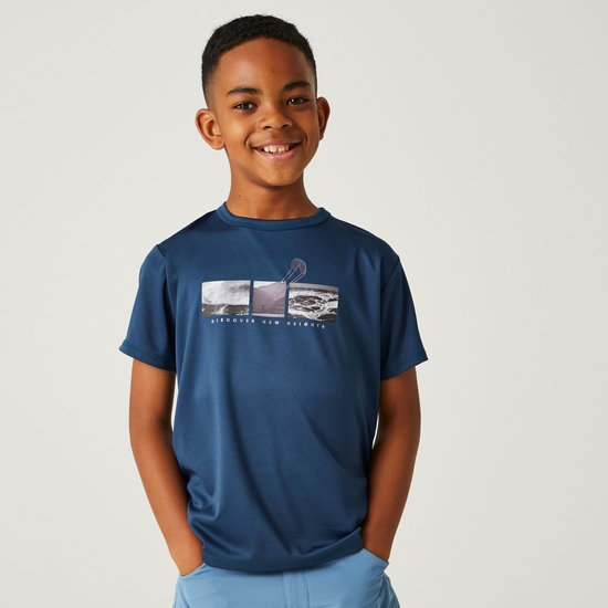 Alvarado VIII T-Shirt mit Grafikprint für Kinder Blau