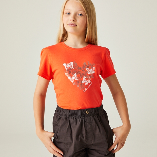 Bosley VII T-Shirt mit Grafikprint für Kinder Orange