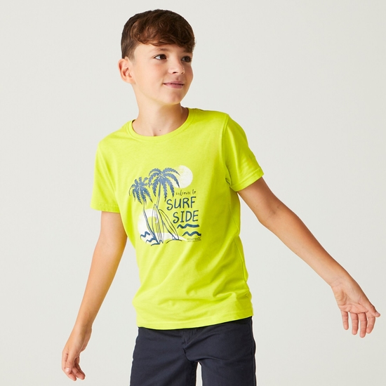 Kids' Bosley VII Graphic T-Shirt Citroen Lime