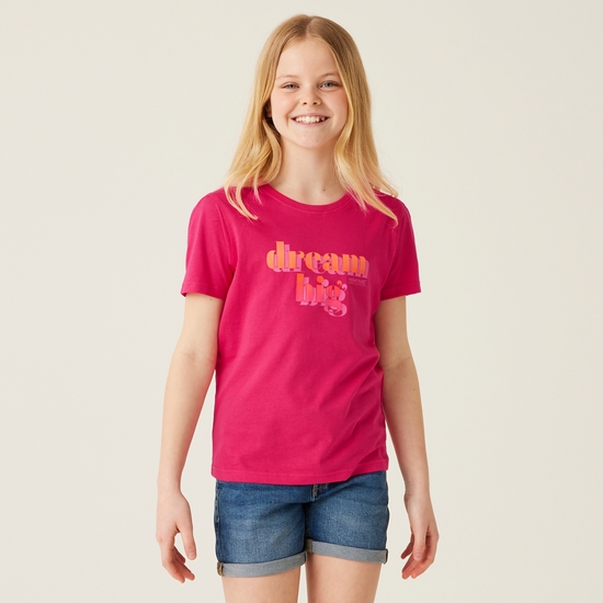 Kids' Bosley VII Graphic T-Shirt Pink Potion