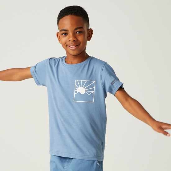 Bosley VII Enfant T-shirt à imprimé graphique Bleu