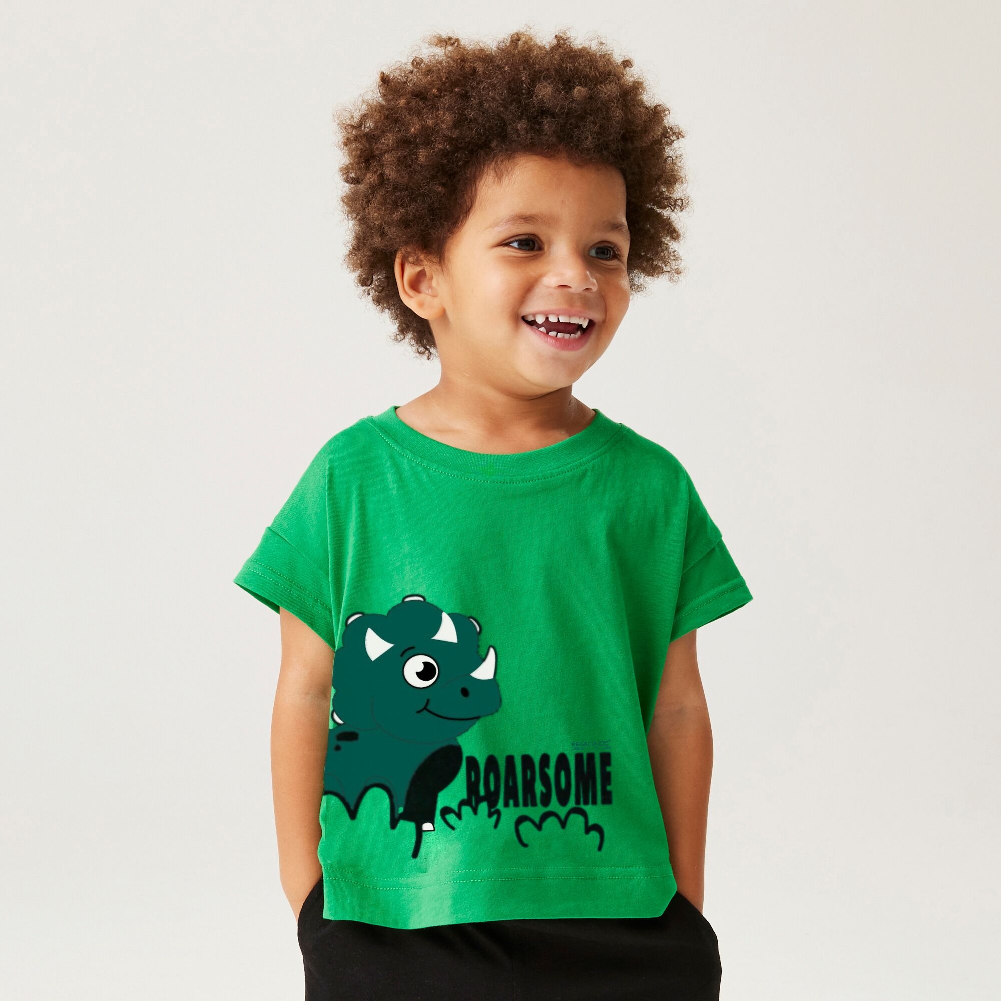 Regatta Dziecięca koszulka Animal Zielony