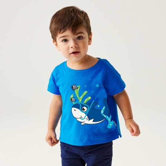 Animal Enfant T-shirt Bleu