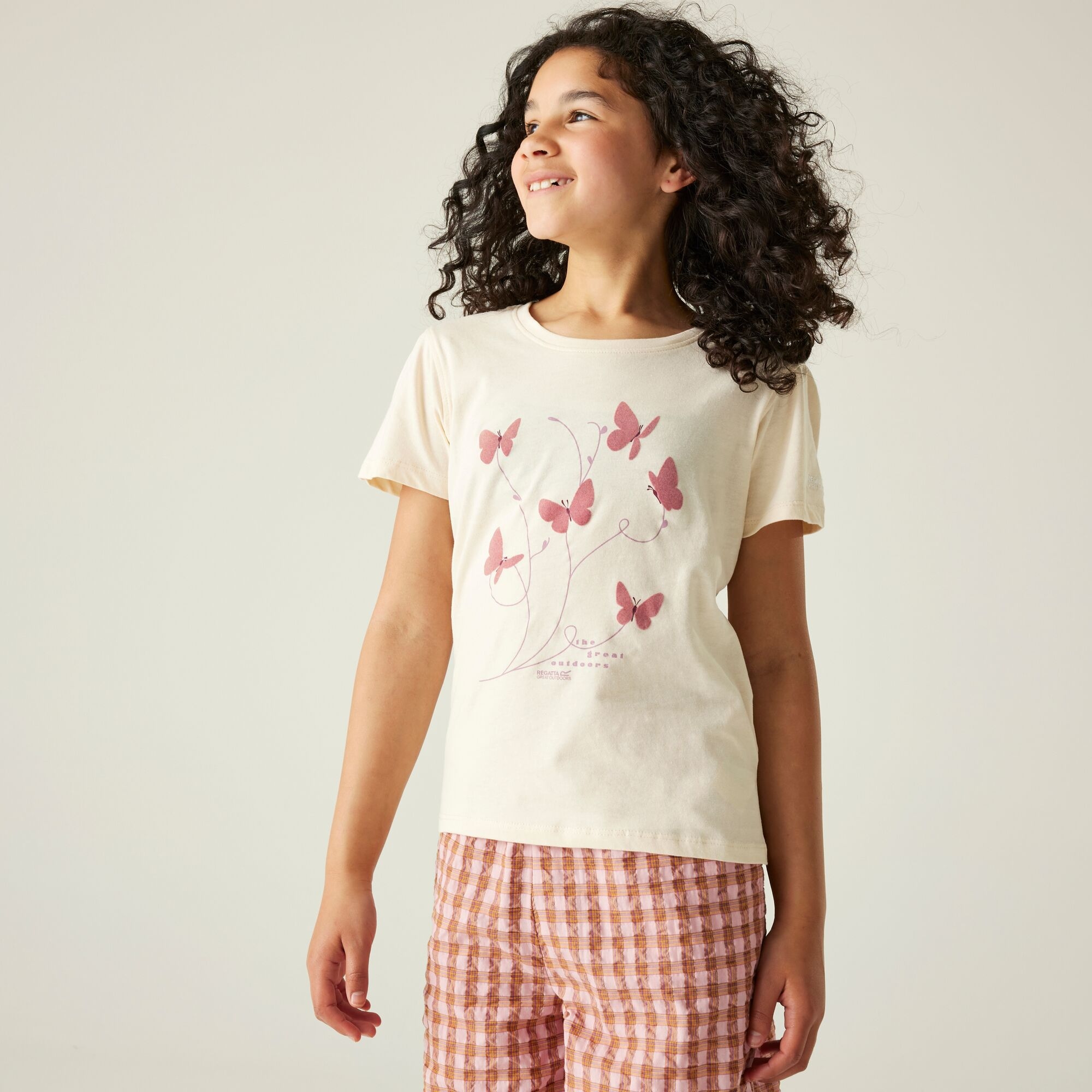 Regatta Dziecięca koszulka Bosley VIII Kremowy