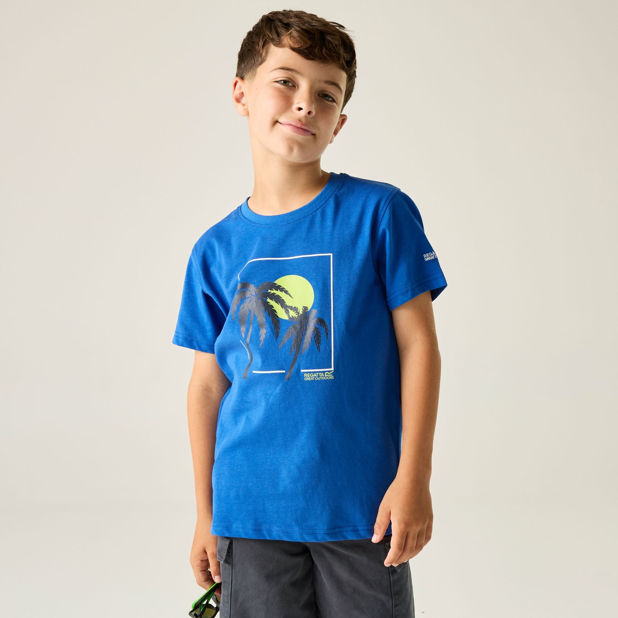 Regatta   Koszulka dziecięca Bosley Graphic Niebieski
